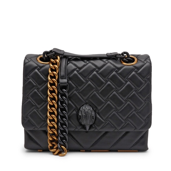 KURT GEIGER LONDON Kensington Kurt Large Shoulder Bag - Black - Picture 1 of 7